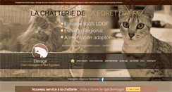 Desktop Screenshot of lachatteriedelaforetdagre.fr